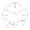 black circular face with two white eyes and a small curved mouth conveying a surprised or worried expression
